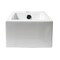 Alfi Brand ALFI brand ABC116 White 20" Small Rectangular Wall Mounted Ceramic Sink with Faucet Hole ABC116 - alternate 7